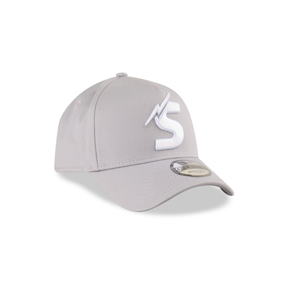 Melbourne Storm Hat - 2025 Grey White 9Forty A-Frame NRL Snapback Cap - New Era